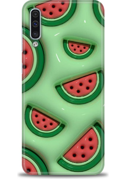 Samsung Galaxy A50S Hd Baskılı Kılıf + Seramik Tam Kaplayan Ekran Koruyucu 118
