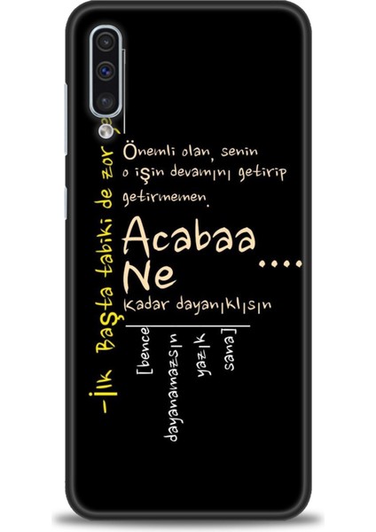 Samsung Galaxy A50S Hd Baskılı Kılıf + Seramik Tam Kaplayan Ekran Koruyucu 393