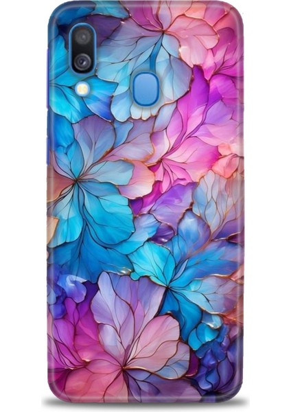 Samsung Galaxy A40 Hd Baskılı Kılıf + Seramik Tam Kaplayan Ekran Koruyucu 325