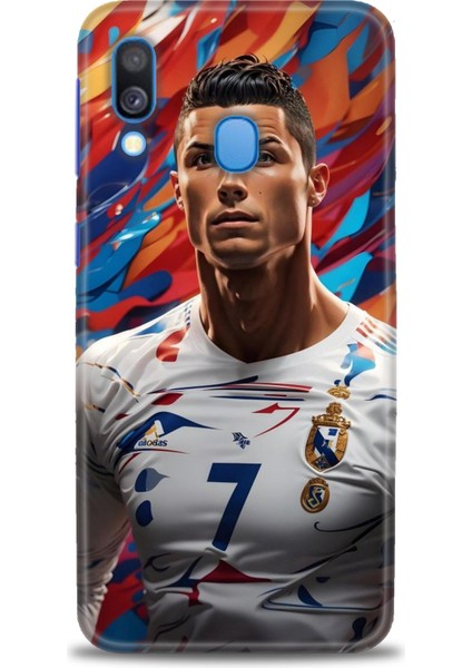 Samsung Galaxy A40 Hd Baskılı Kılıf + Seramik Tam Kaplayan Ekran Koruyucu 6