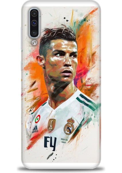 Samsung Galaxy A30S Hd Baskılı Kılıf + Seramik Tam Kaplayan Ekran Koruyucu 7