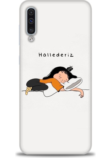 Samsung Galaxy A30S Hd Baskılı Kılıf + Seramik Tam Kaplayan Ekran Koruyucu 164