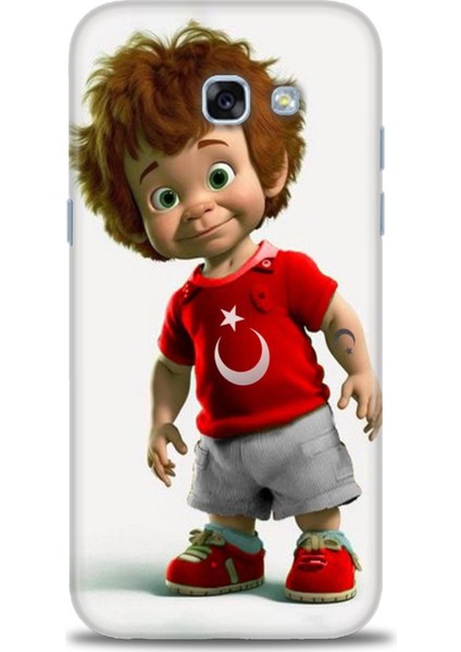 Samsung Galaxy A5 2017 Hd Baskılı Kılıf + Seramik Tam Kaplayan Ekran Koruyucu 247