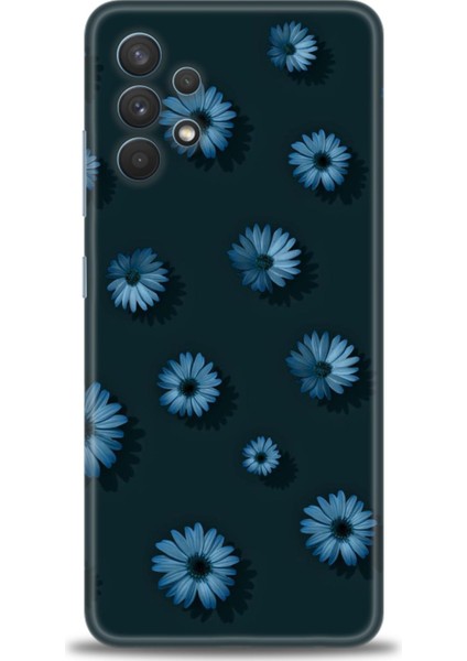 Samsung Galaxy A32 Hd Baskılı Kılıf + Seramik Tam Kaplayan Ekran Koruyucu 136