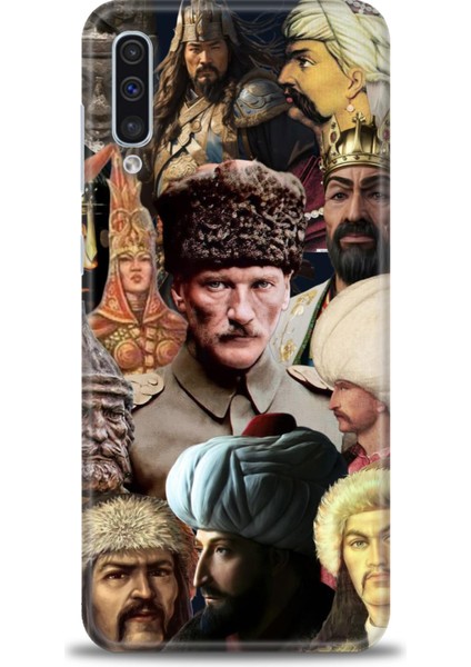 Samsung Galaxy A30S Hd Baskılı Kılıf + Seramik Tam Kaplayan Ekran Koruyucu 466