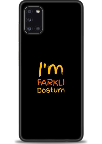 Samsung Galaxy A31 Hd Baskılı Kılıf + Seramik Tam Kaplayan Ekran Koruyucu 399