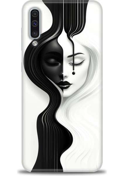 Samsung Galaxy A30S Hd Baskılı Kılıf + Seramik Tam Kaplayan Ekran Koruyucu 144