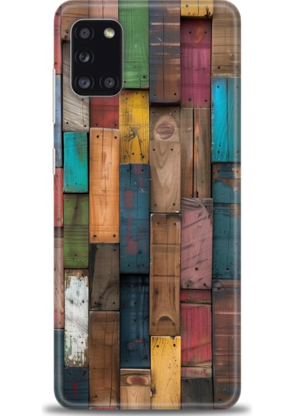 Samsung Galaxy A31 Hd Baskılı Kılıf + Seramik Tam Kaplayan Ekran Koruyucu 330