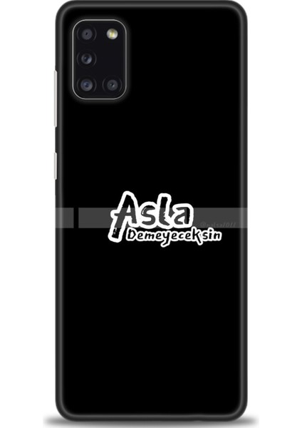 Samsung Galaxy A31 Hd Baskılı Kılıf + Seramik Tam Kaplayan Ekran Koruyucu 397