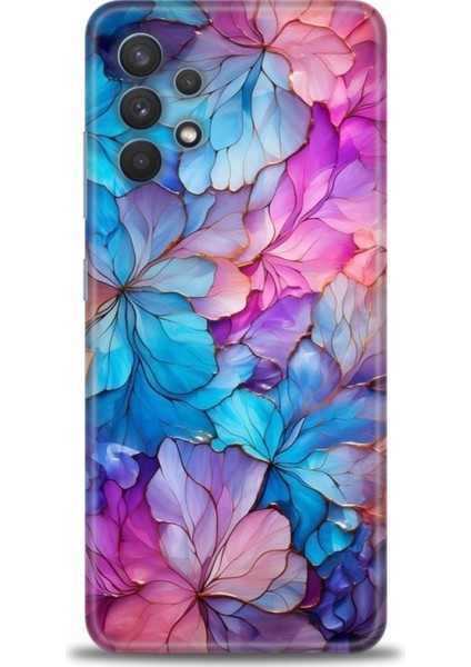 Samsung Galaxy A32 Hd Baskılı Kılıf + Seramik Tam Kaplayan Ekran Koruyucu 325