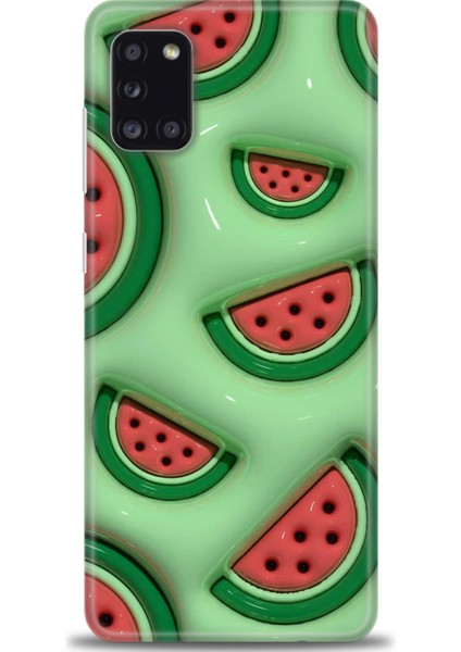 Samsung Galaxy A31 Hd Baskılı Kılıf + Seramik Tam Kaplayan Ekran Koruyucu 118