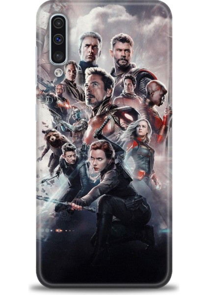 Samsung Galaxy A30S Hd Baskılı Kılıf + Seramik Tam Kaplayan Ekran Koruyucu 99