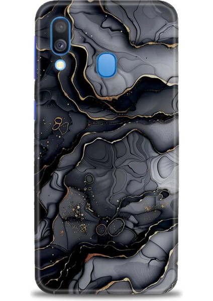 Samsung Galaxy A40 Hd Baskılı Kılıf + Seramik Tam Kaplayan Ekran Koruyucu 314