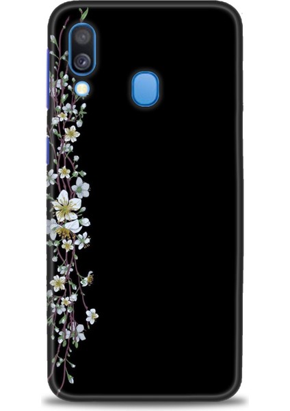 Samsung Galaxy A40 Hd Baskılı Kılıf + Seramik Tam Kaplayan Ekran Koruyucu 137