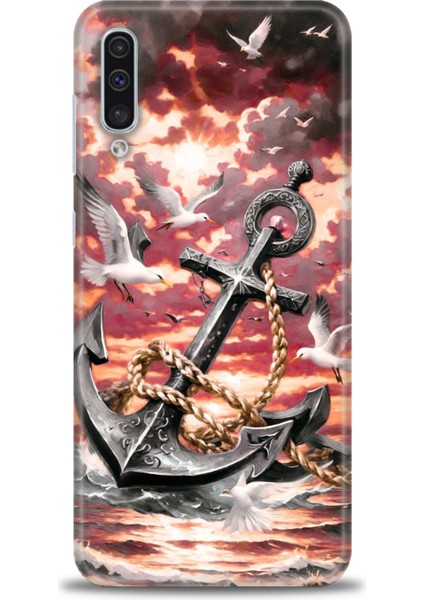 Samsung Galaxy A30S Hd Baskılı Kılıf + Seramik Tam Kaplayan Ekran Koruyucu 231