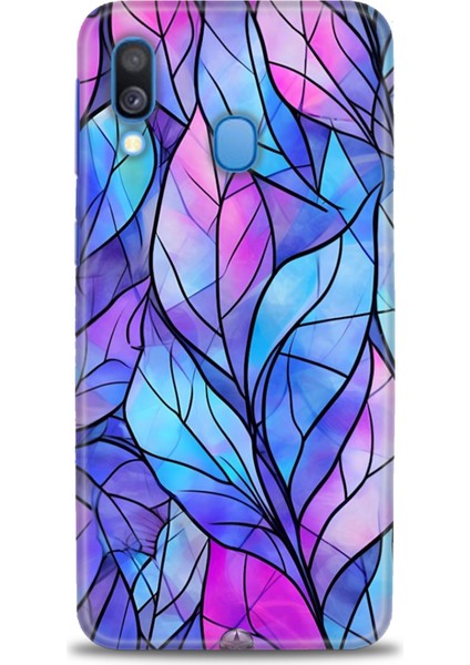 Samsung Galaxy A40 Hd Baskılı Kılıf + Seramik Tam Kaplayan Ekran Koruyucu 340