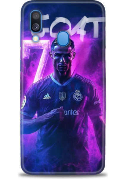 Samsung Galaxy A40 Hd Baskılı Kılıf + Seramik Tam Kaplayan Ekran Koruyucu 9