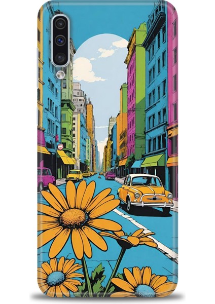 Samsung Galaxy A50S Hd Baskılı Kılıf + Seramik Tam Kaplayan Ekran Koruyucu 449