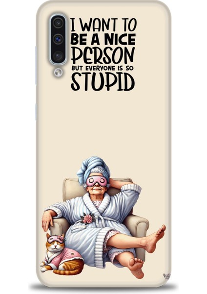 Samsung Galaxy A50 Hd Baskılı Kılıf + Seramik Tam Kaplayan Ekran Koruyucu 45