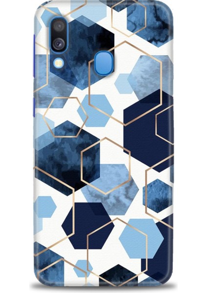 Samsung Galaxy A40 Hd Baskılı Kılıf + Seramik Tam Kaplayan Ekran Koruyucu 324