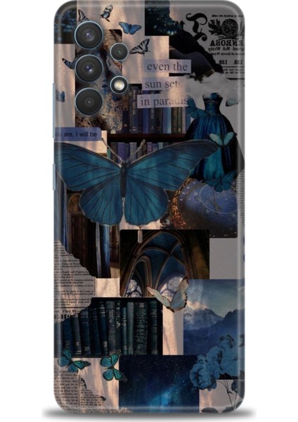 Samsung Galaxy A32 Hd Baskılı Kılıf + Seramik Tam Kaplayan Ekran Koruyucu 207