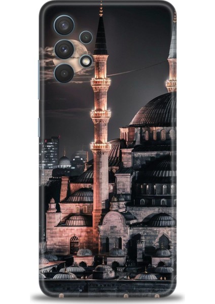 Samsung Galaxy A32 Hd Baskılı Kılıf + Seramik Tam Kaplayan Ekran Koruyucu 230