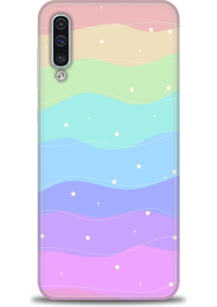 Samsung Galaxy A30S Hd Baskılı Kılıf + Seramik Tam Kaplayan Ekran Koruyucu 423