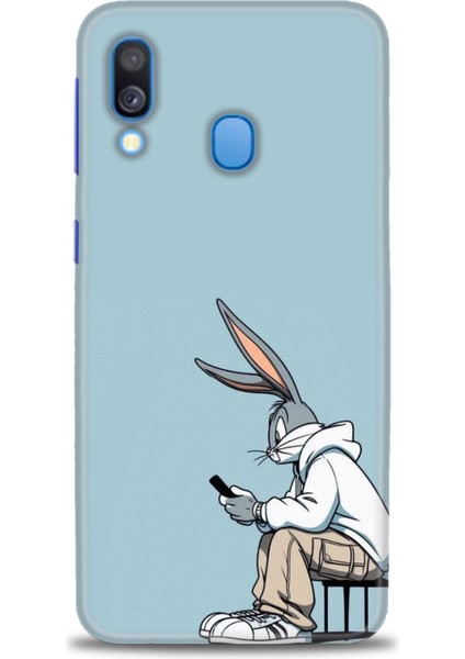 Samsung Galaxy A40 Hd Baskılı Kılıf + Seramik Tam Kaplayan Ekran Koruyucu 410