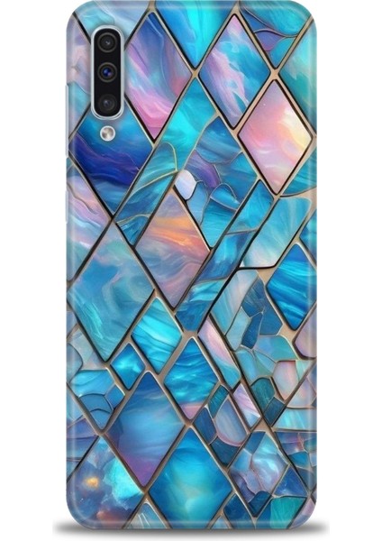 Samsung Galaxy A50 Hd Baskılı Kılıf + Seramik Tam Kaplayan Ekran Koruyucu 338