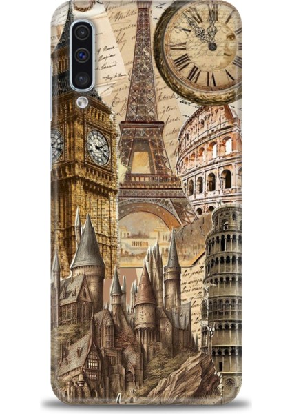 Samsung Galaxy A50S Hd Baskılı Kılıf + Seramik Tam Kaplayan Ekran Koruyucu 263