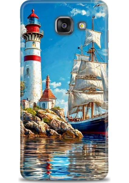 Samsung Galaxy A5 2016 Hd Baskılı Kılıf + Seramik Tam Kaplayan Ekran Koruyucu 239