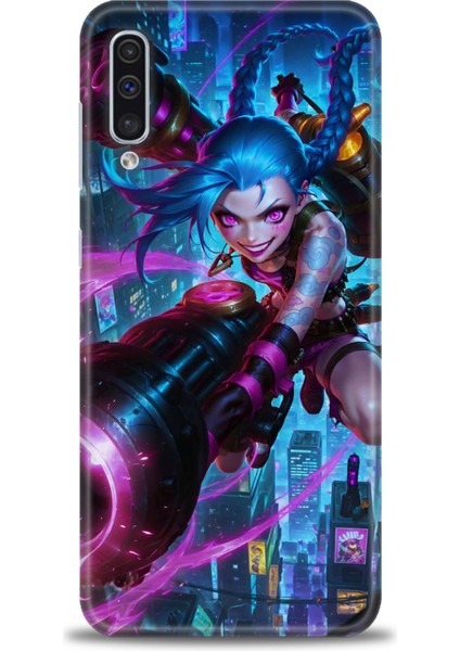 Samsung Galaxy A30S Hd Baskılı Kılıf + Seramik Tam Kaplayan Ekran Koruyucu 280