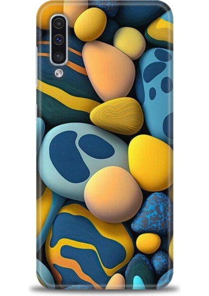 Samsung Galaxy A50 Hd Baskılı Kılıf + Seramik Tam Kaplayan Ekran Koruyucu 343