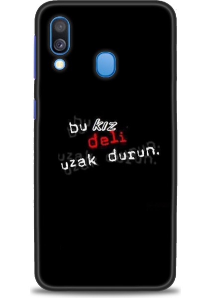 Samsung Galaxy A40 Hd Baskılı Kılıf + Seramik Tam Kaplayan Ekran Koruyucu 398