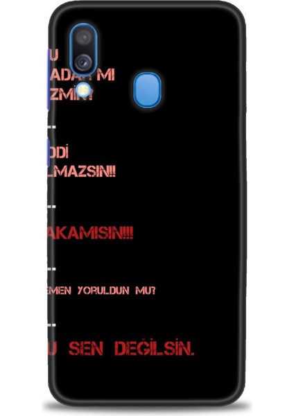 Samsung Galaxy A40 Hd Baskılı Kılıf + Seramik Tam Kaplayan Ekran Koruyucu 391