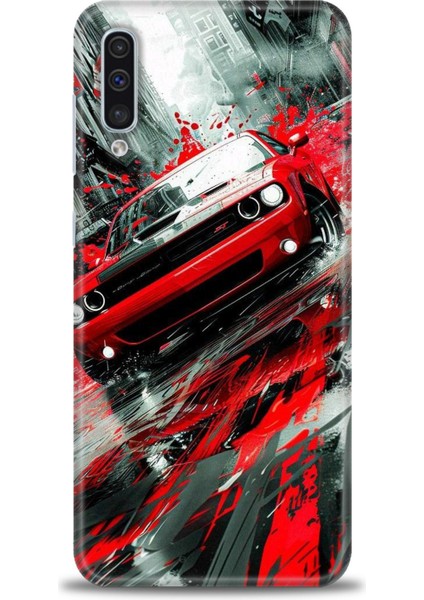 Samsung Galaxy A50S Hd Baskılı Kılıf + Seramik Tam Kaplayan Ekran Koruyucu 106