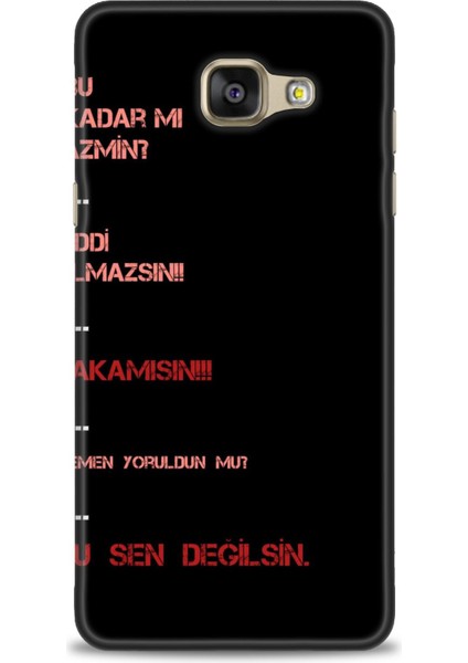 Samsung Galaxy A3 2016 Hd Baskılı Kılıf + Seramik Tam Kaplayan Ekran Koruyucu 391