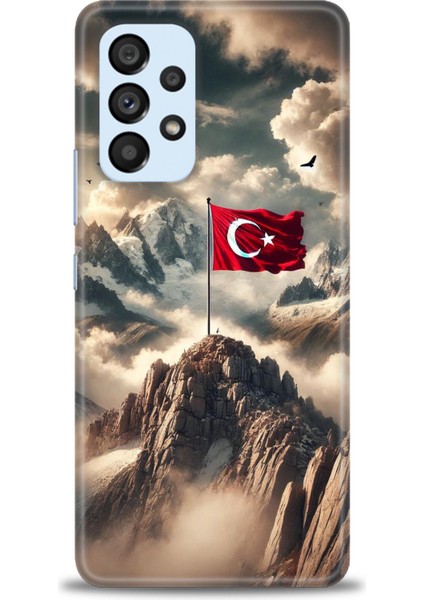 Samsung Galaxy A53 5g Hd Baskılı Kılıf + Seramik Tam Kaplayan Ekran Koruyucu 34