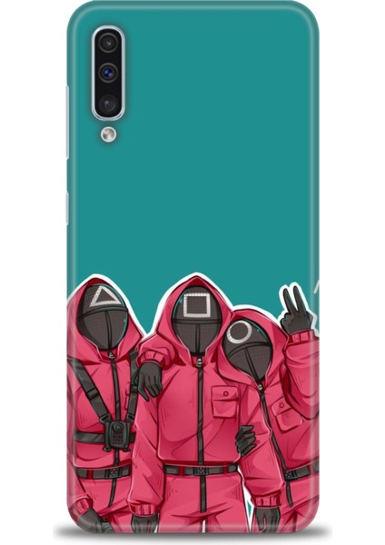 Samsung Galaxy A30S Hd Baskılı Kılıf + Seramik Tam Kaplayan Ekran Koruyucu 290