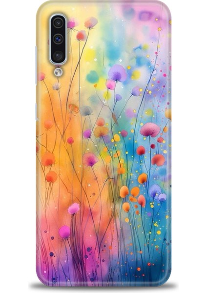 Samsung Galaxy A30S Hd Baskılı Kılıf + Seramik Tam Kaplayan Ekran Koruyucu 413