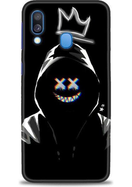 Samsung Galaxy A40 Hd Baskılı Kılıf + Seramik Tam Kaplayan Ekran Koruyucu 351