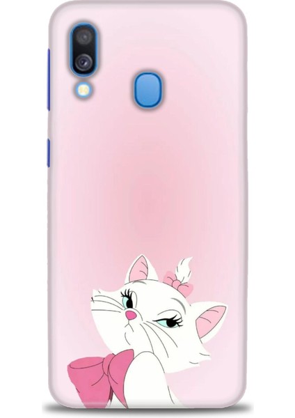Samsung Galaxy A40 Hd Baskılı Kılıf + Seramik Tam Kaplayan Ekran Koruyucu 211