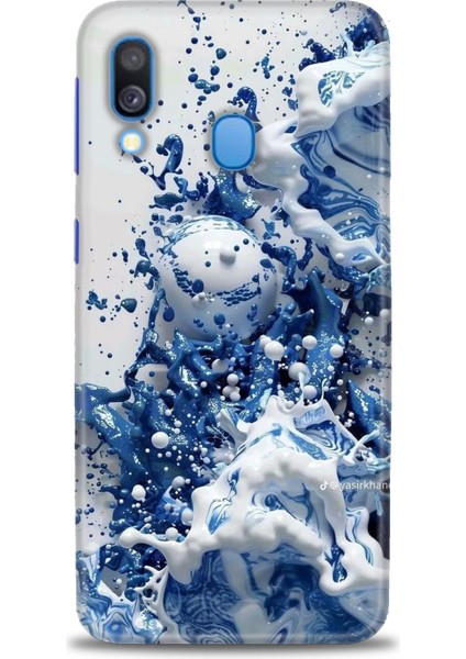 Samsung Galaxy A40 Hd Baskılı Kılıf + Seramik Tam Kaplayan Ekran Koruyucu 327