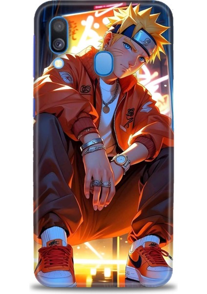 Samsung Galaxy A40 Hd Baskılı Kılıf + Seramik Tam Kaplayan Ekran Koruyucu 252