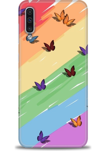 Samsung Galaxy A30S Hd Baskılı Kılıf + Seramik Tam Kaplayan Ekran Koruyucu 420