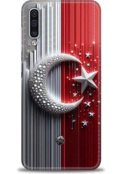Samsung Galaxy A30S Hd Baskılı Kılıf + Seramik Tam Kaplayan Ekran Koruyucu 40