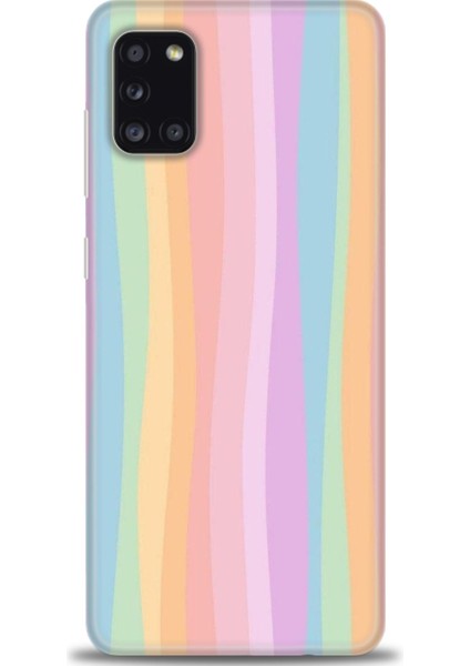 Samsung Galaxy A31 Hd Baskılı Kılıf + Seramik Tam Kaplayan Ekran Koruyucu 428
