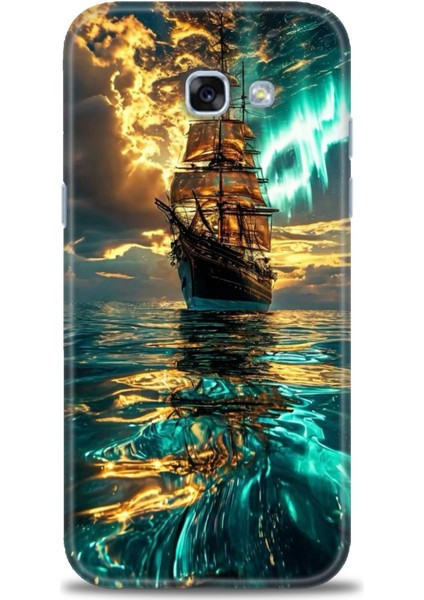 Samsung Galaxy A5 2017 Hd Baskılı Kılıf + Seramik Tam Kaplayan Ekran Koruyucu 237