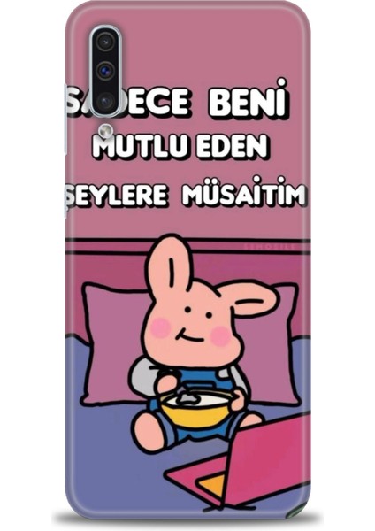 Samsung Galaxy A30S Hd Baskılı Kılıf + Seramik Tam Kaplayan Ekran Koruyucu 166