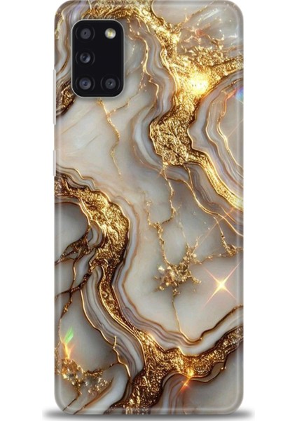 Samsung Galaxy A31 Hd Baskılı Kılıf + Seramik Tam Kaplayan Ekran Koruyucu 313